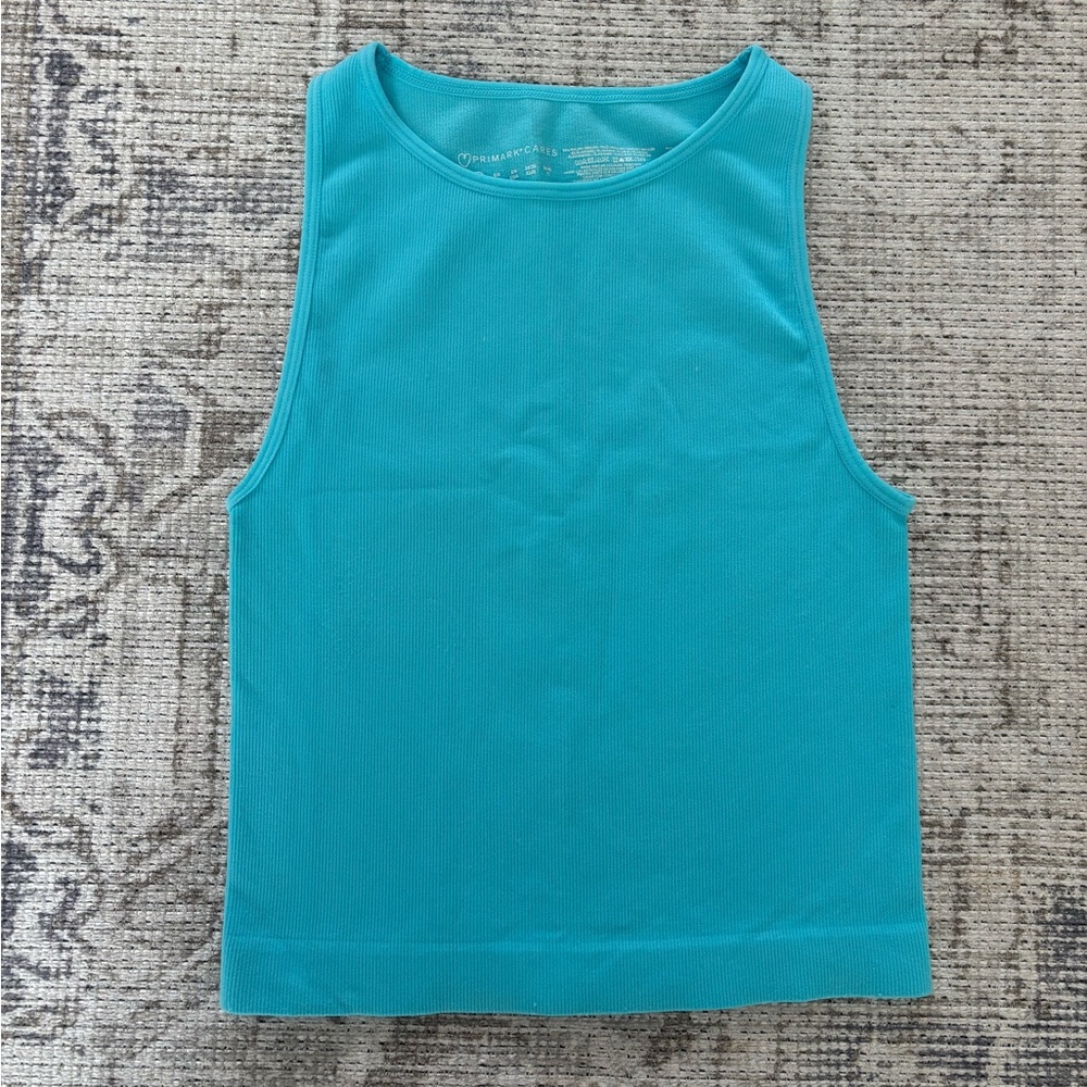Sky Blue Seamless Tank